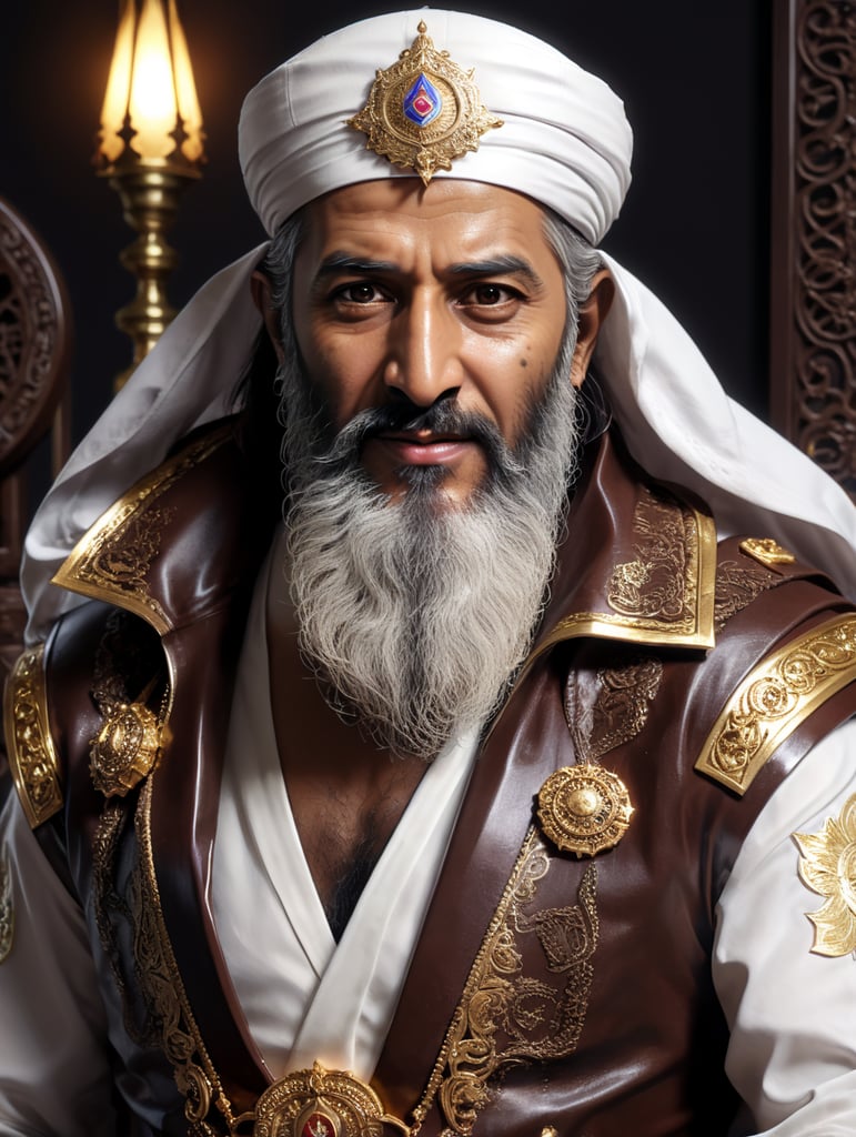 Osama Bin Laden cosplaying as Chocola from NekoPara