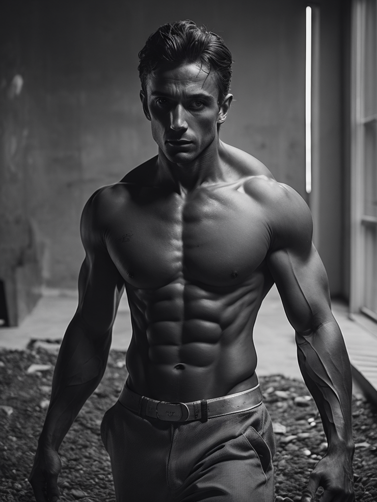 muscle man in santa hamina