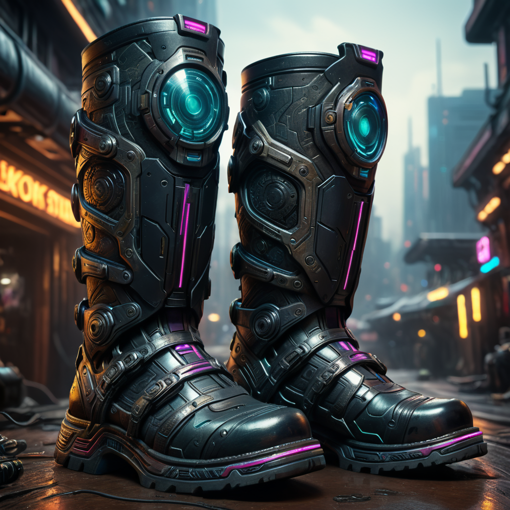 cyberpunk magnetic boots