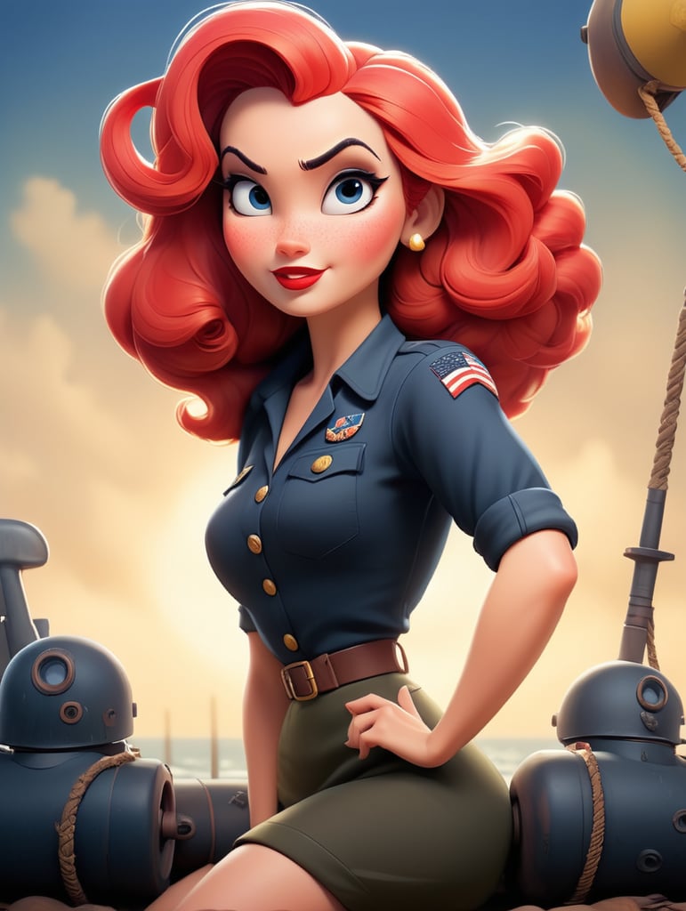 ww2 navy pinup