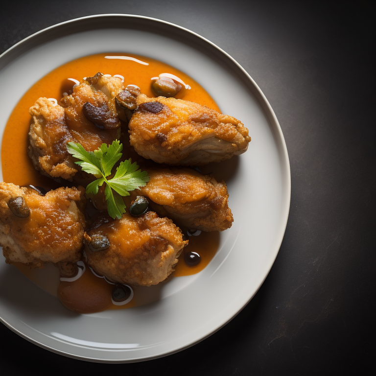 Marketing photo of delicious Chicken Fried Oysters on a plate, for use on a restaurant's website.