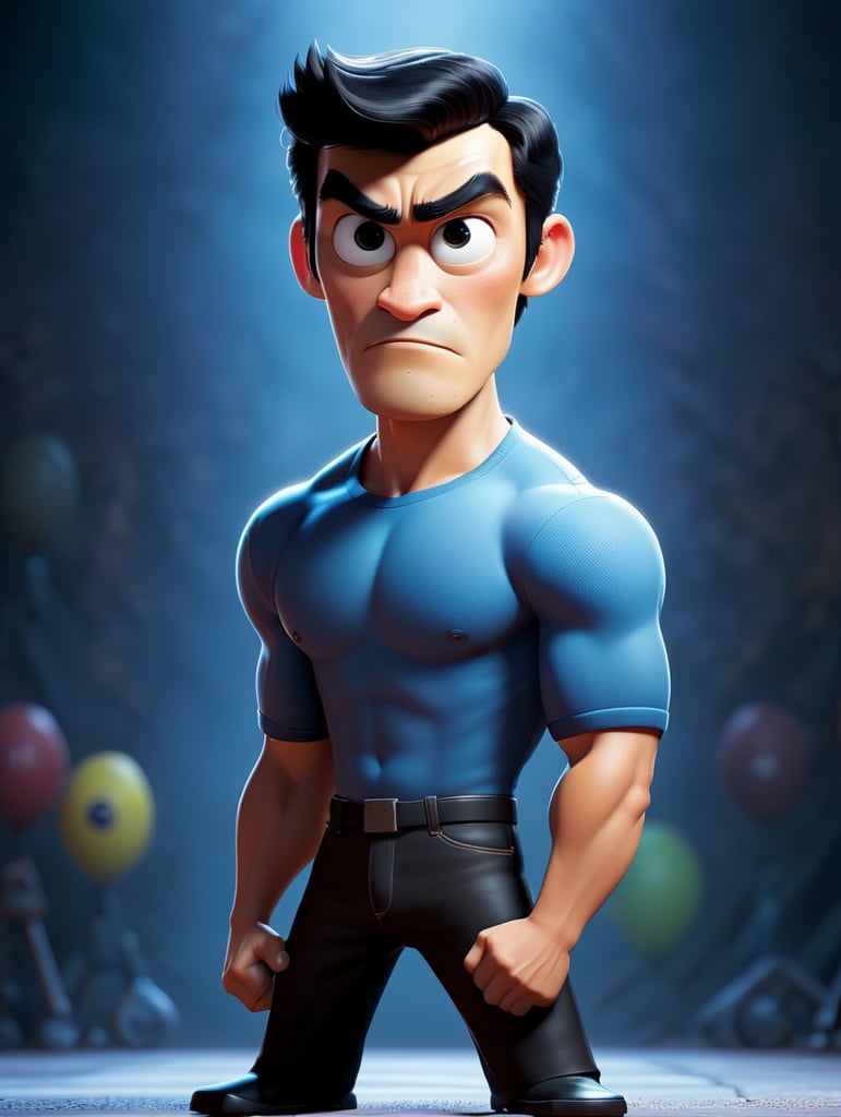 Bruce Lee standing looking at camera