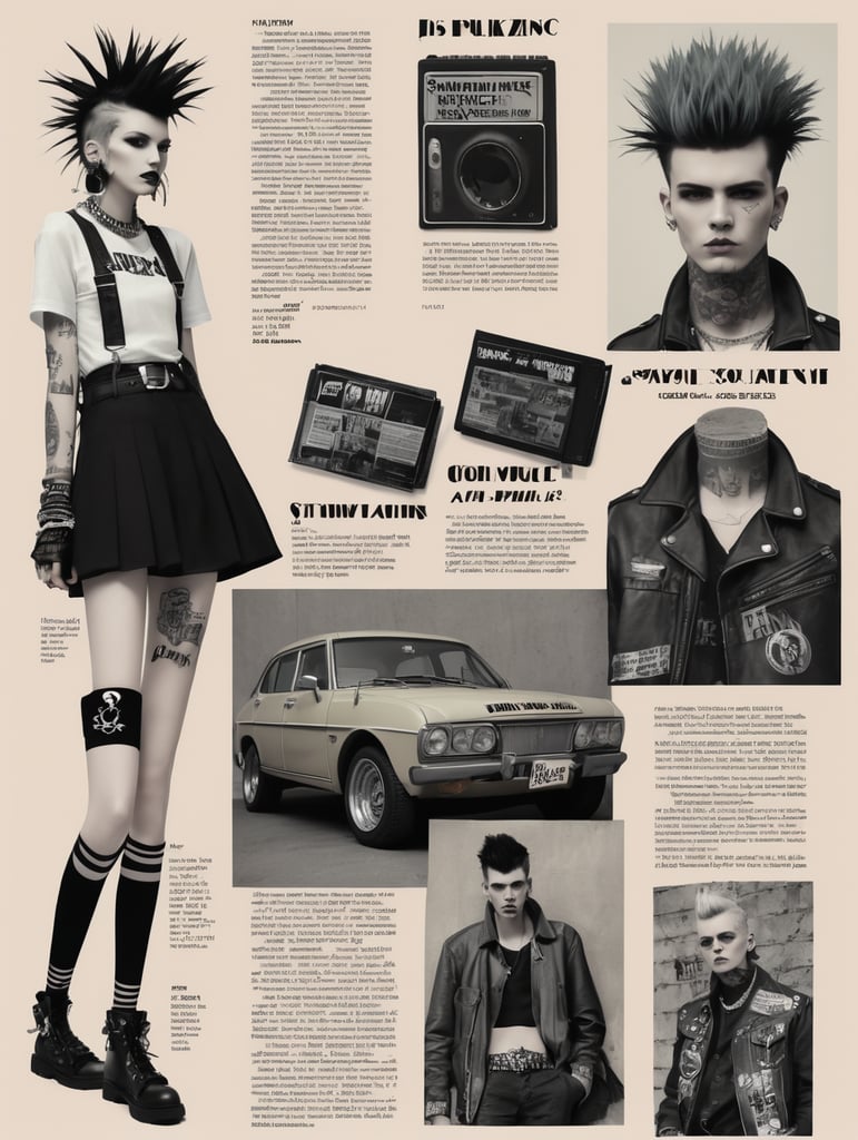 fanzine punk style