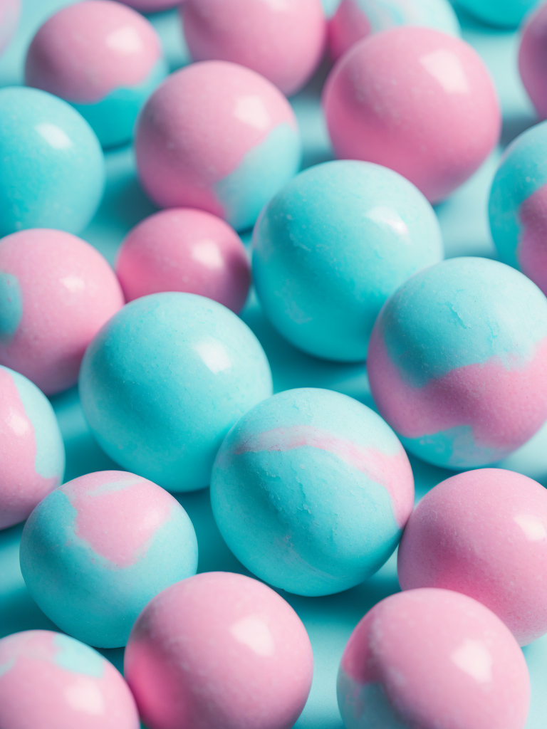 balls of unstirred paint marbling floating loosely in a empty photo studio, Emulsified, bubbles, liquids, oil layered on top, unmixed, studio lighting , mostly pink and light blue, but also some slightly deep white colours, trending on artstation, swirly, slick , powder, deep creases, relief, intricate, hdr, bokeh, photography, high entropy, 2 huge balls