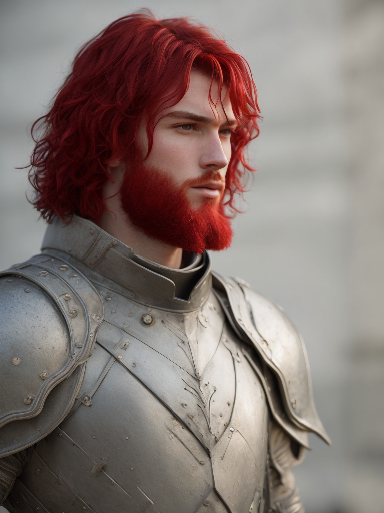 warrior red head man