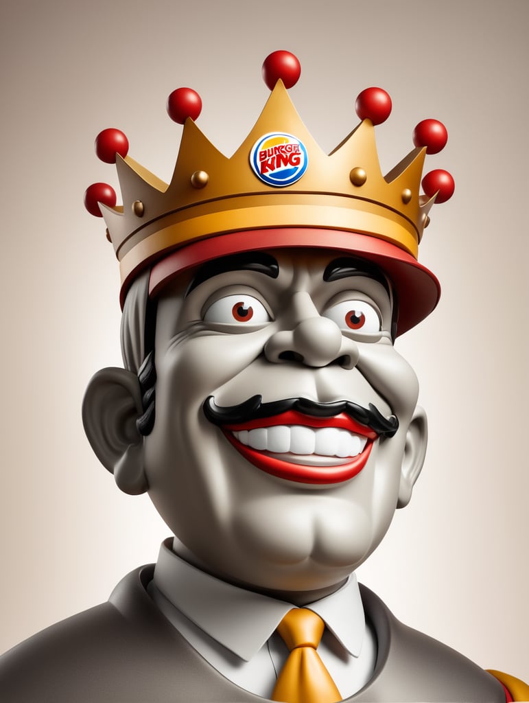The Burger King mascot.