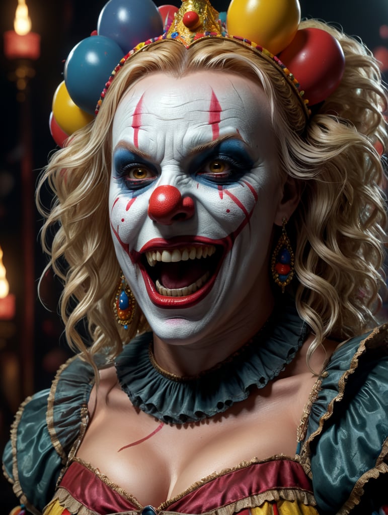 Britney Spears scary clown
