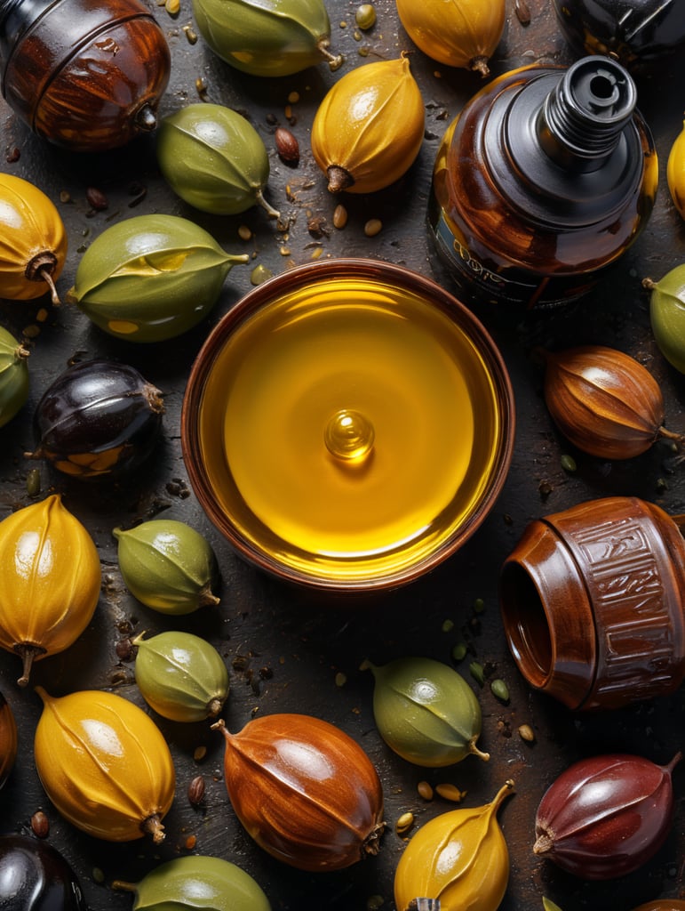 Jojoba oil is actually a liquid wax rather than a true oil. It is composed of long-chain esters of fatty acids and fatty alcohols.