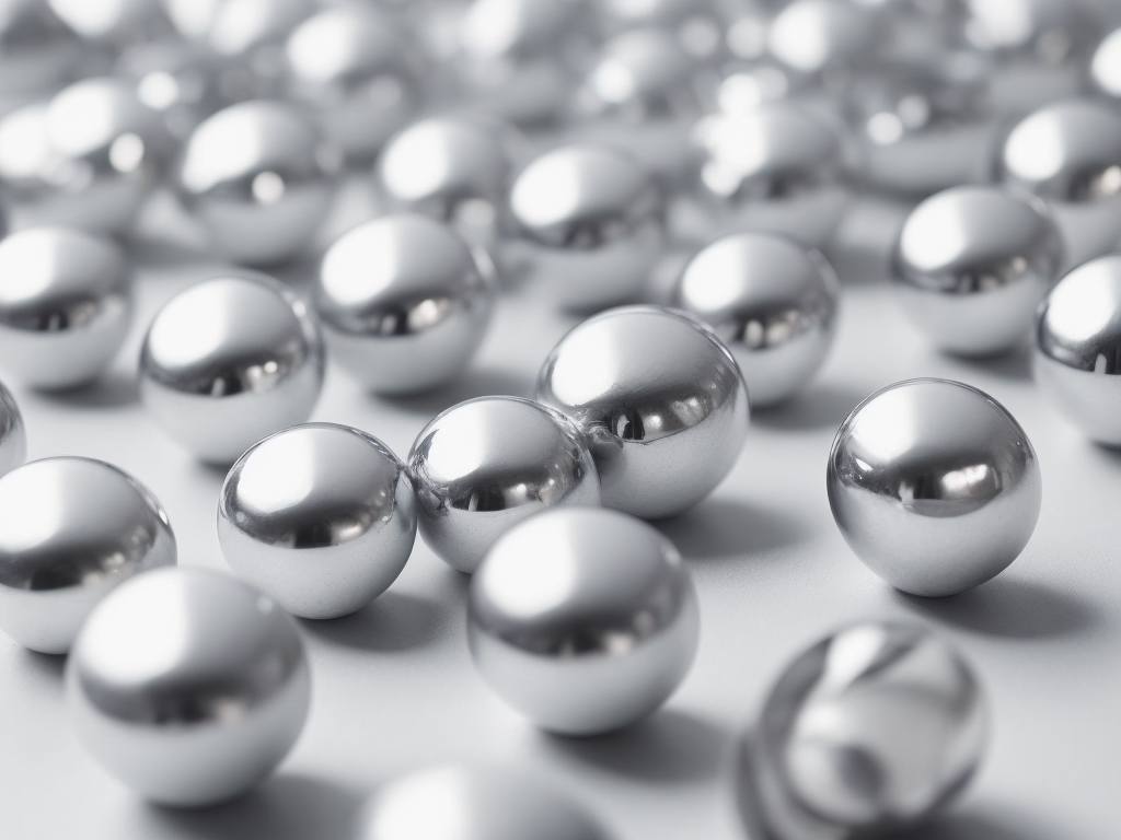 Chrome balls in the space