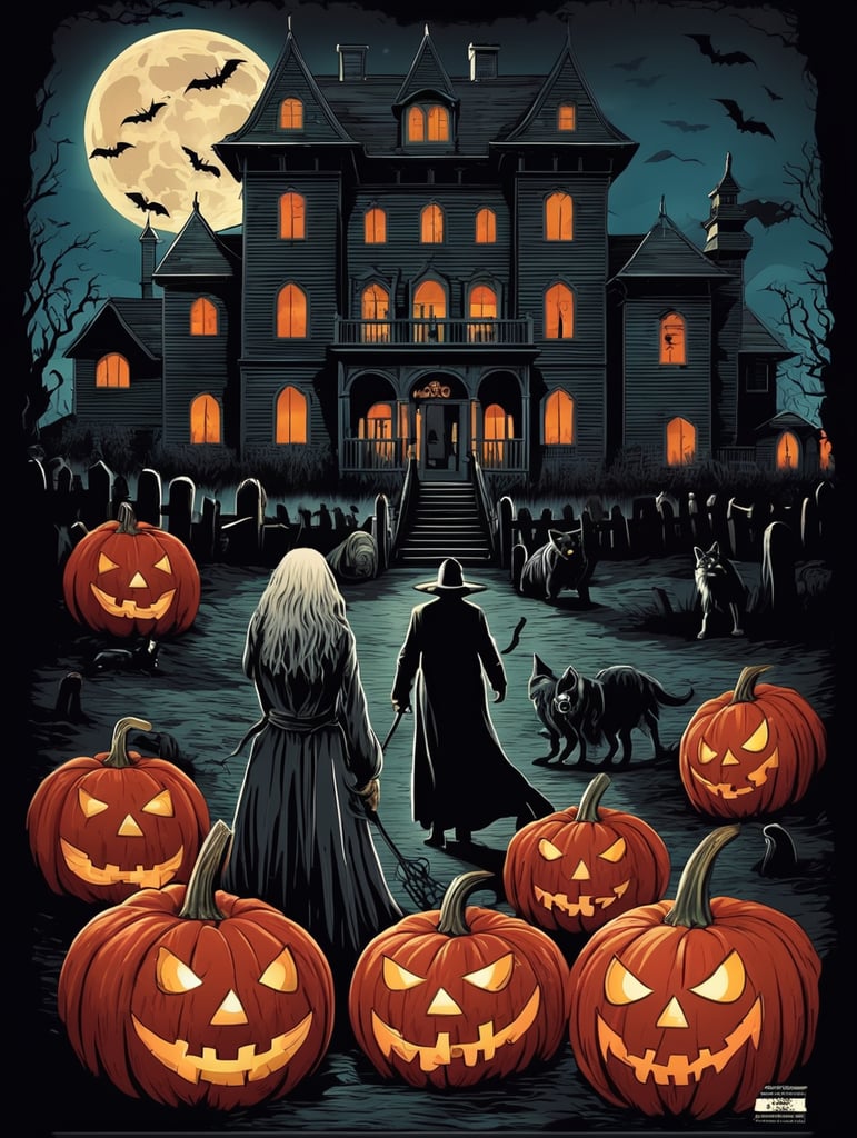 Night of Horrors Halloween Poster