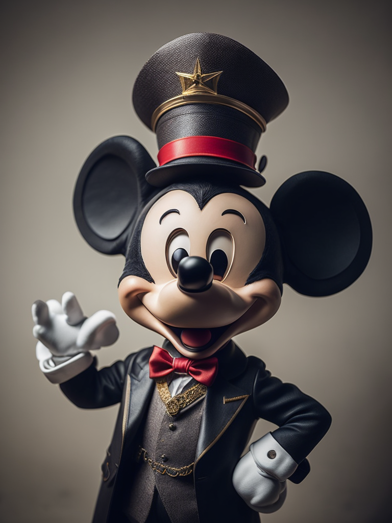 Mickey mouse as an evil dictator