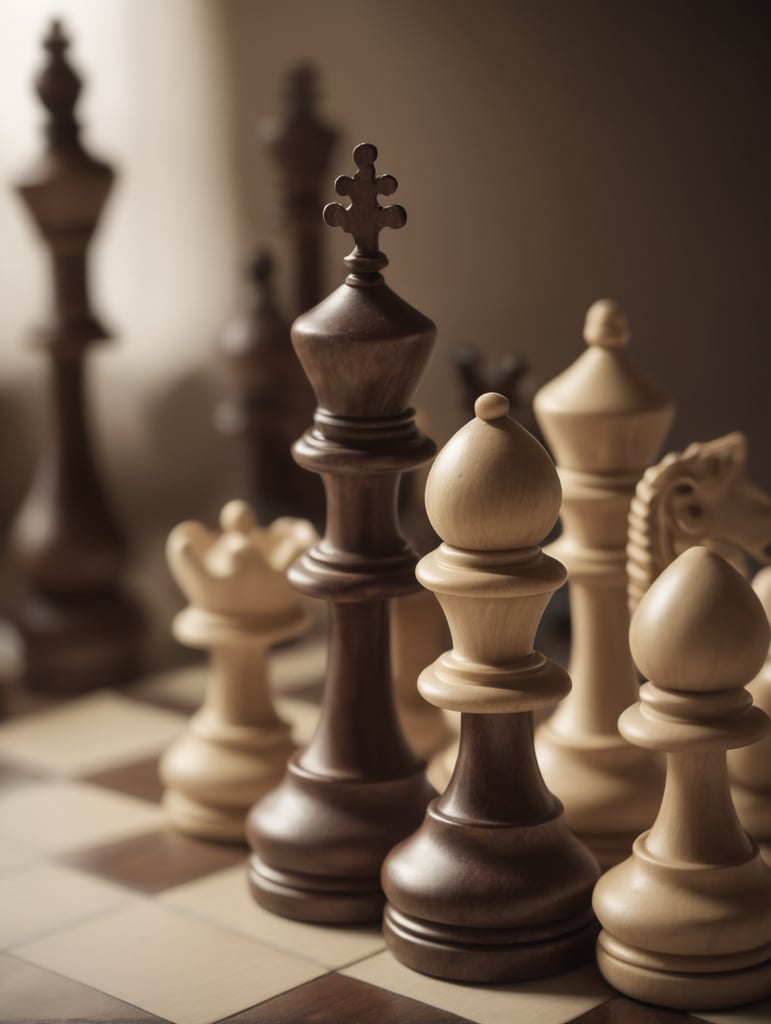 An image of a chessboard or chess pieces moving, conveying an inviting and flirtatious vibe