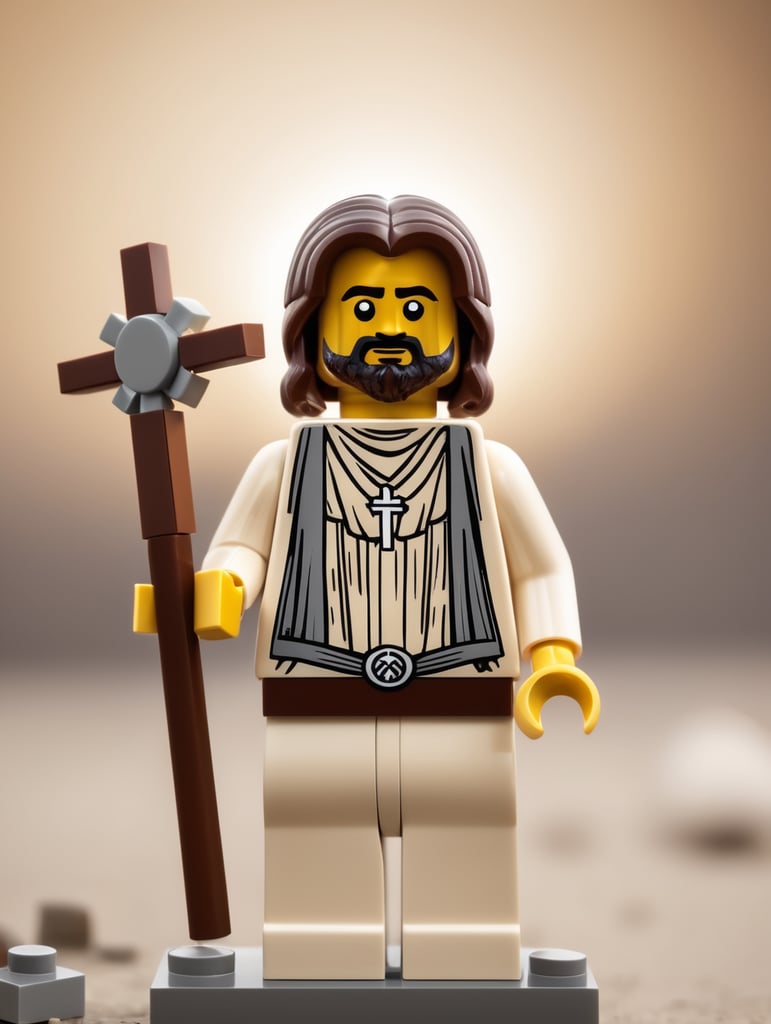 Sacred of Jesus Christ as a lego character