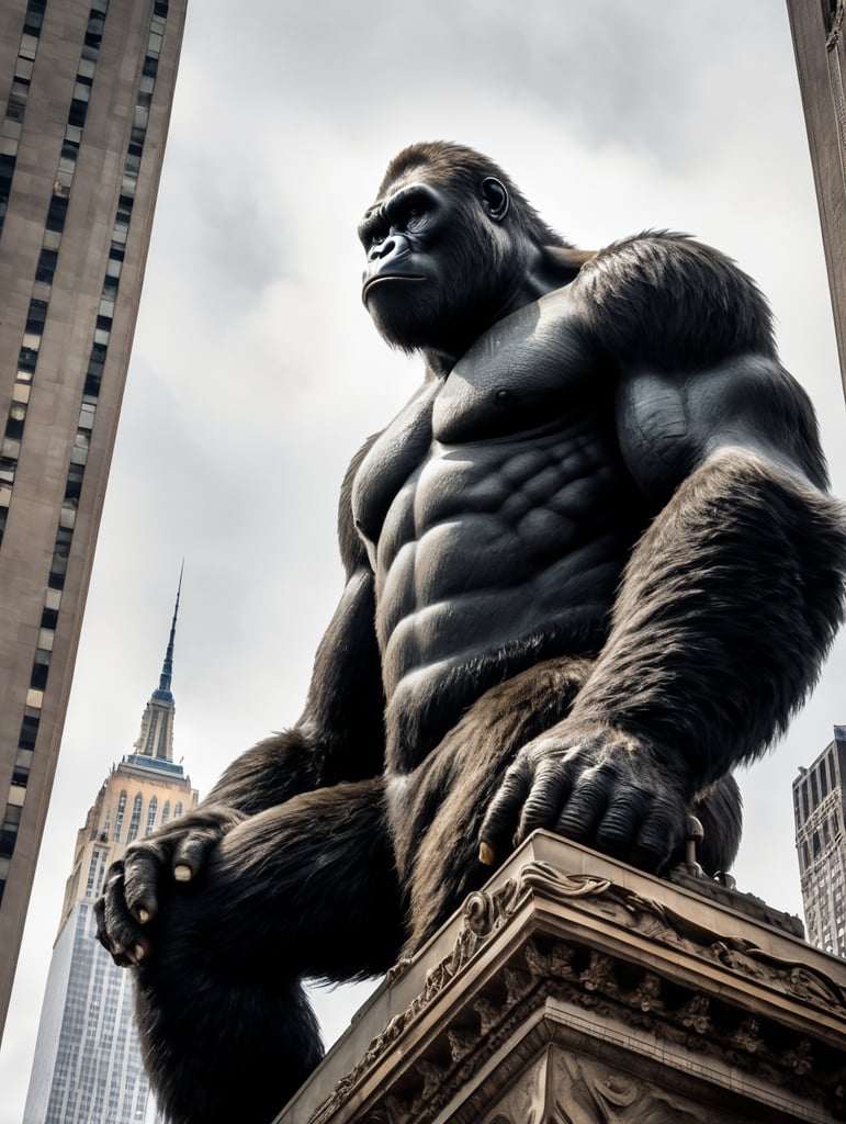 king kong climbing empire state building