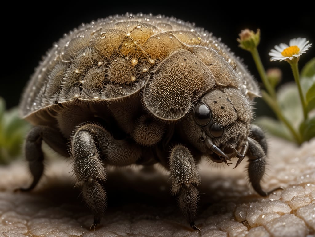 virus, pollen, dust mite particle float in the air