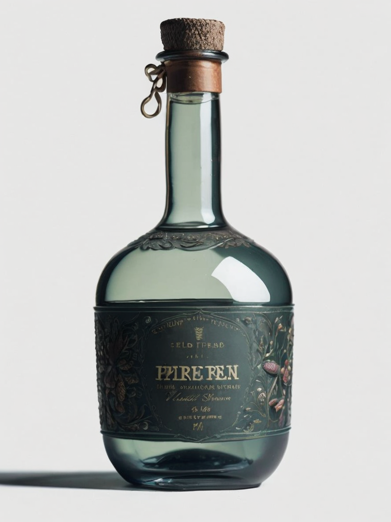 glass antique bottle