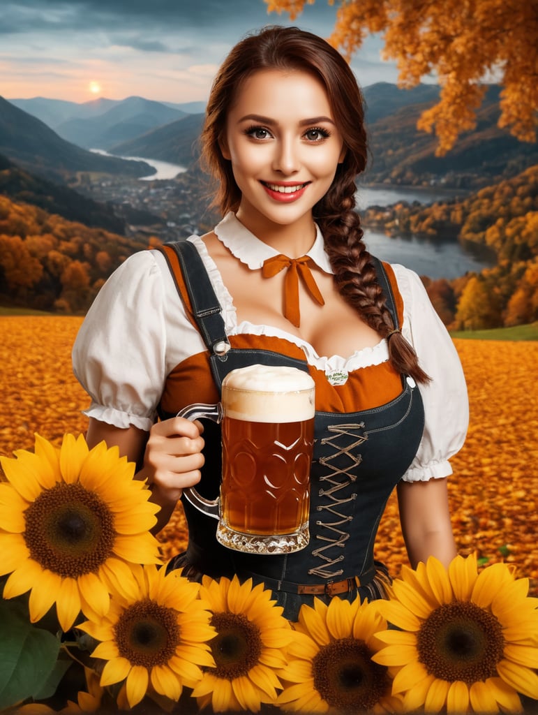 Happy Octoberfest postcad