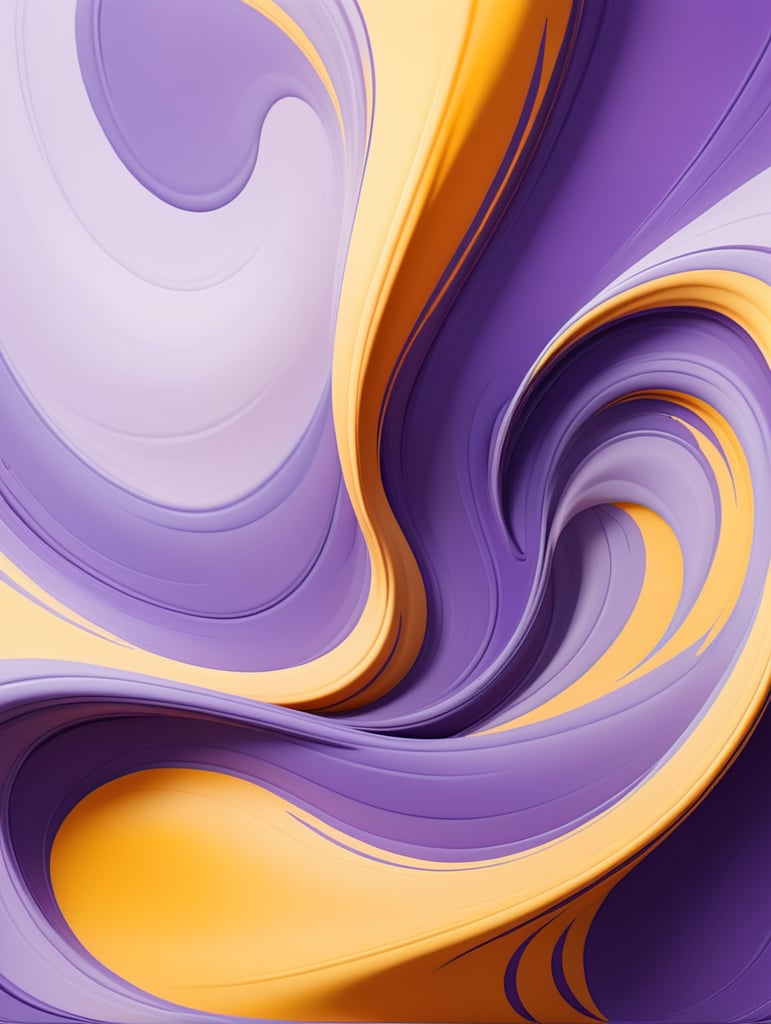 Abstract swirling patterns of lavender and golden hues blending seamlessly, creating a vibrant and dynamic visual. Use these captivating paint textures as a foundation for your brand's supporting backgrounds, exuding a sense of creativity and fluidity. The view from the top offers a unique perspective, capturing the essence of liquid movement and energy