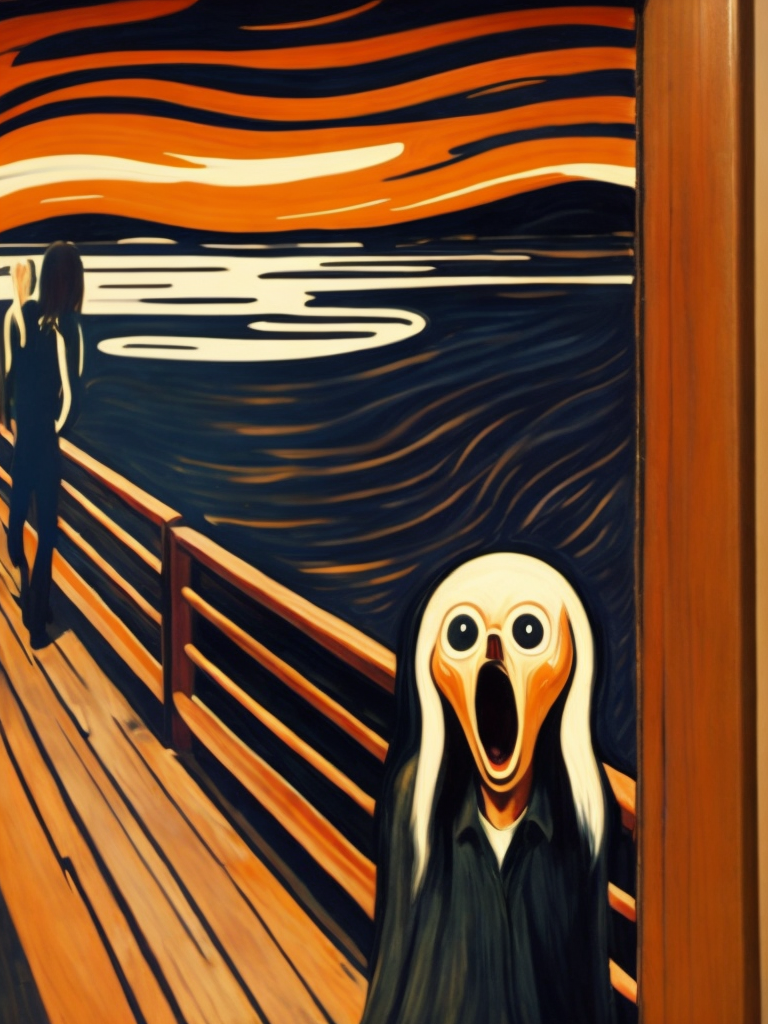 The Scream Edvard Munch, real life