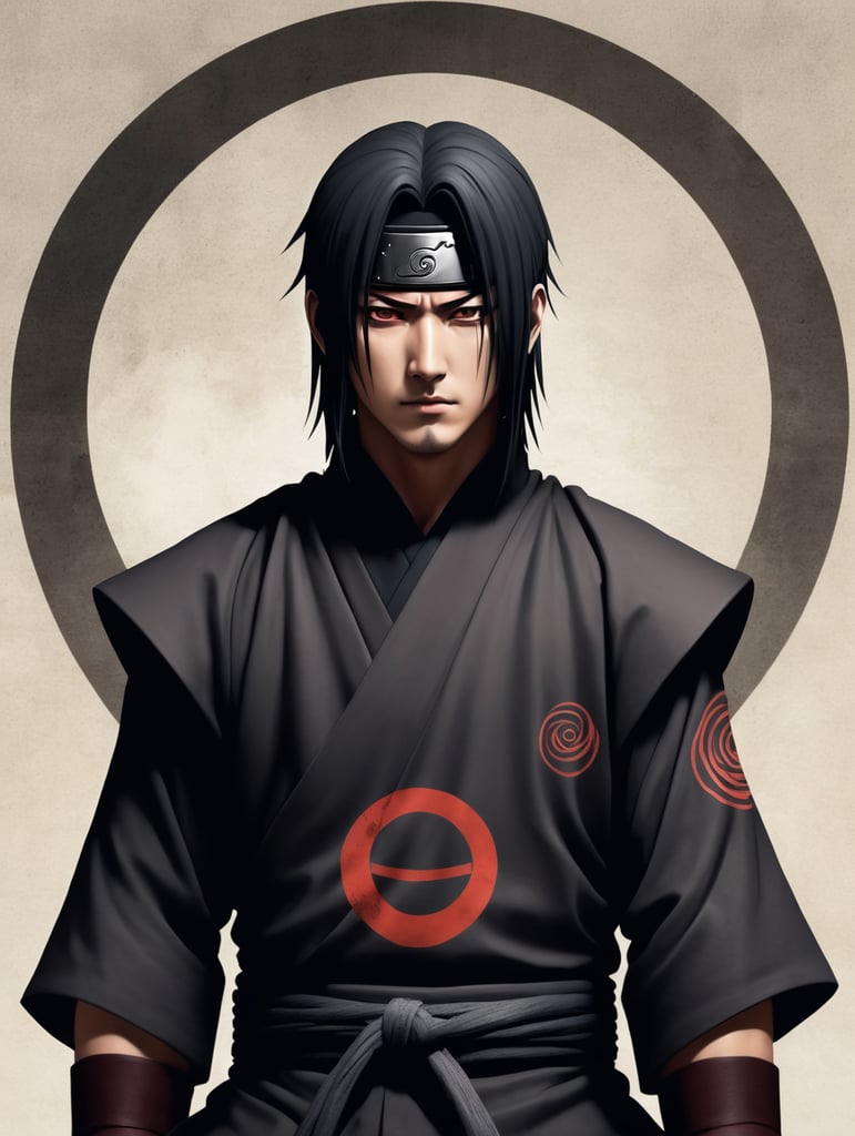 Darkness itachi ucicha hokage style