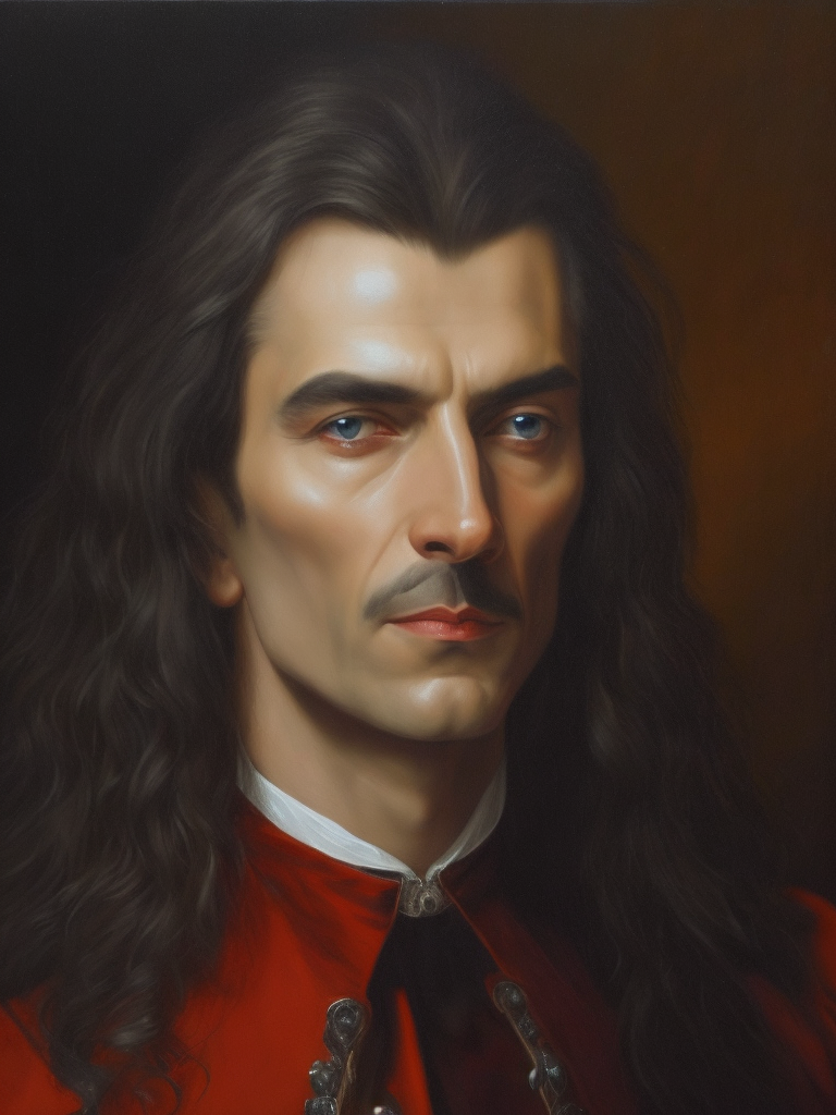 portrait of Vlad Dracula, oil canvas