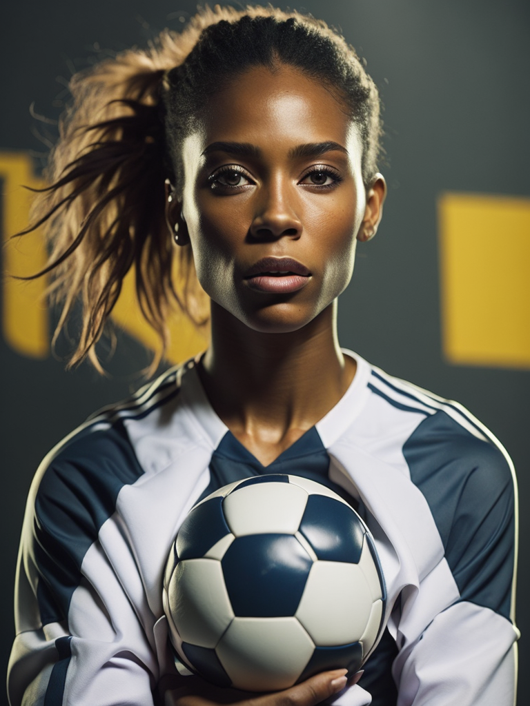 Epic Portrait of a Women Soccer Player, Fifa Women's World Cup, South Africa
