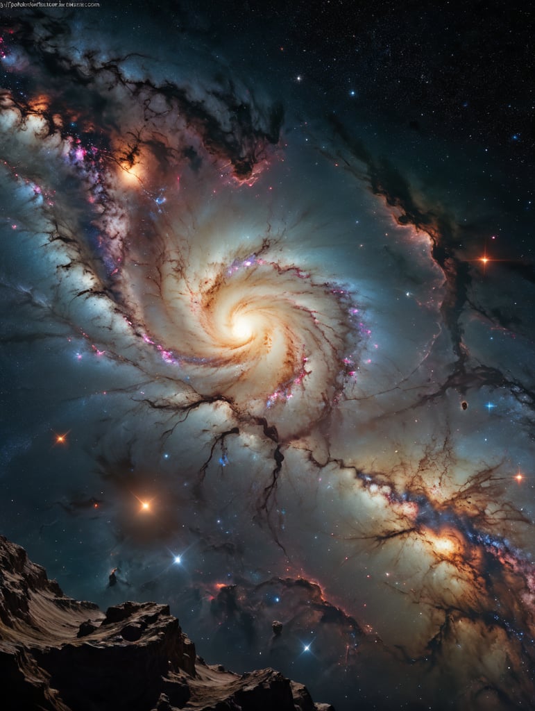 Image of the milky galaxy