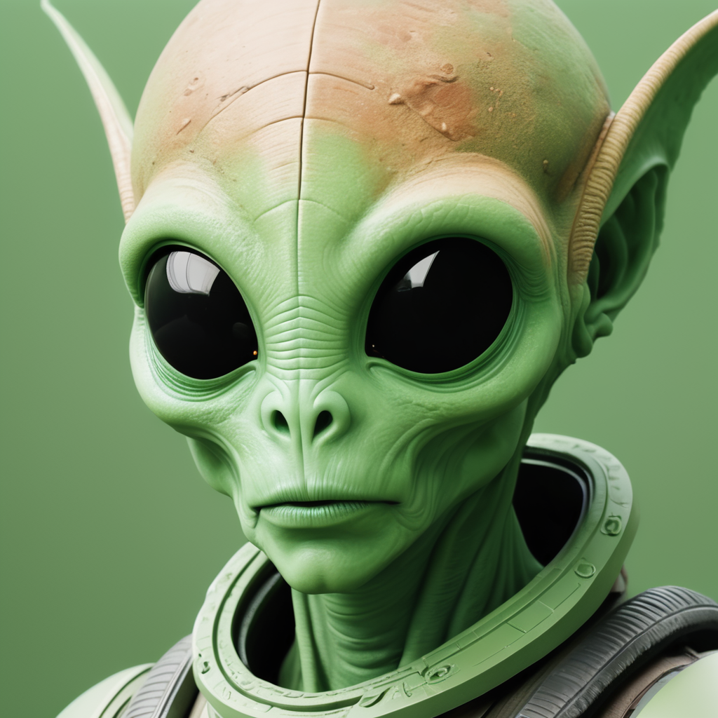 Green mars alien