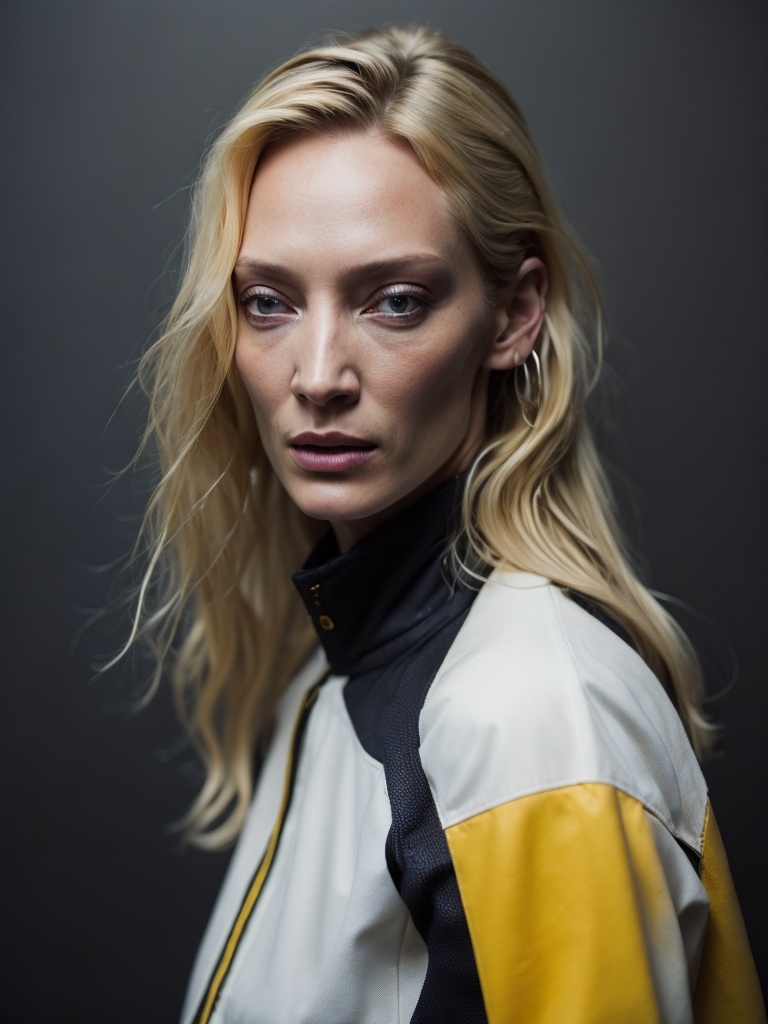 Kill Bill Uma Thurman portrait