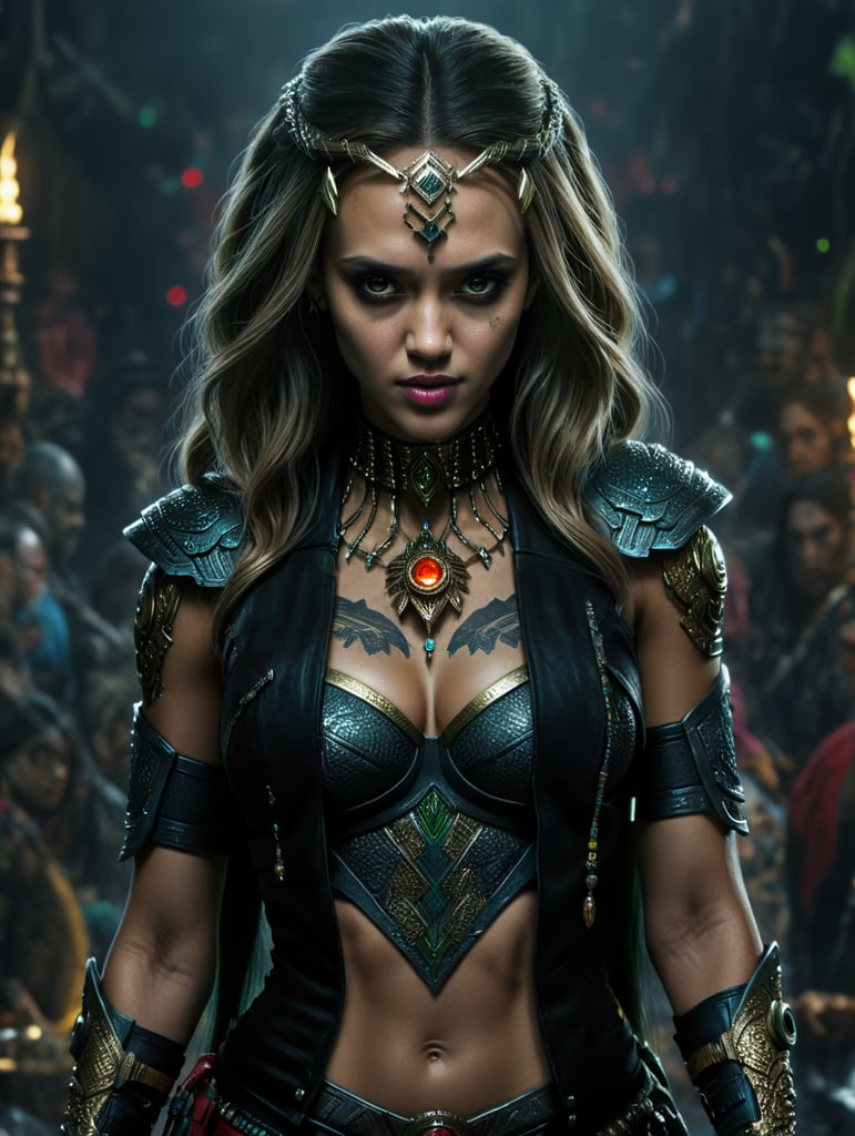 Jessica Alba as the Enchantress from Suicide Squad