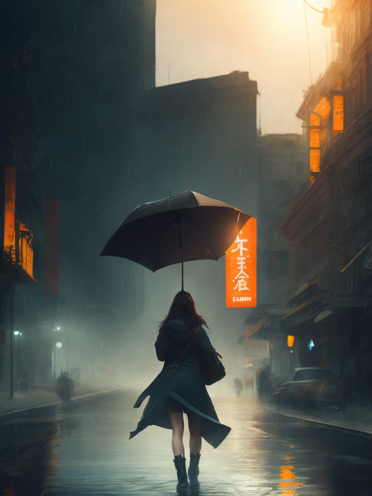 dramatic photo, Doksuri typhoon, rain, bed weather, dark colours