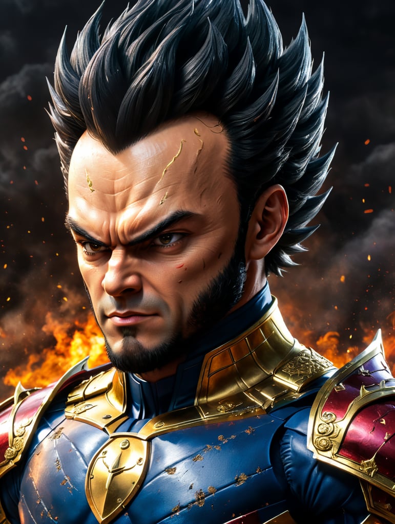 Vegeta, Vegeta is the last prince of the Saiyan warrior people, and the fourth generation of the Saiyan royal bloodline to bear his namesake, Dragon Ball