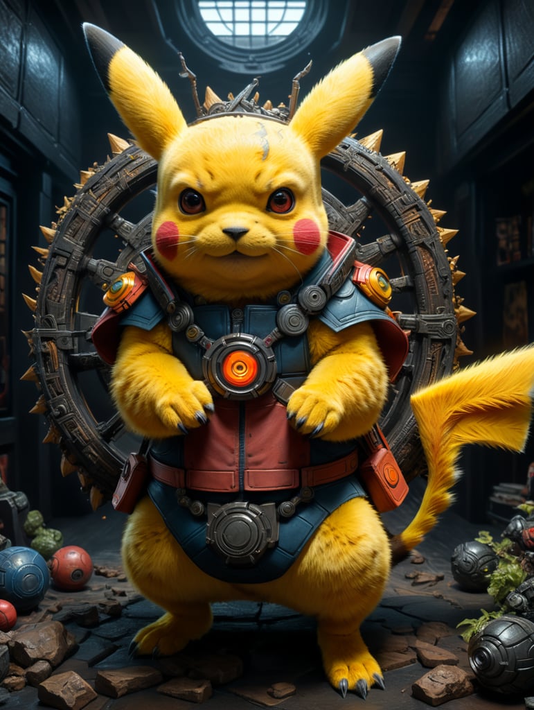 pikachu naruto style