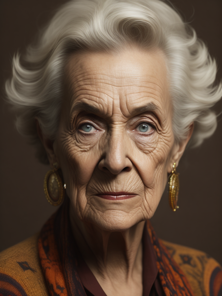 Old women, style of Earle Bergey