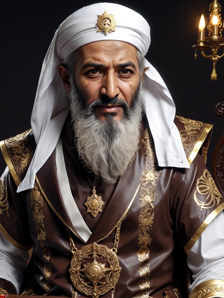 Osama Bin Laden cosplaying as Chocola from NekoPara