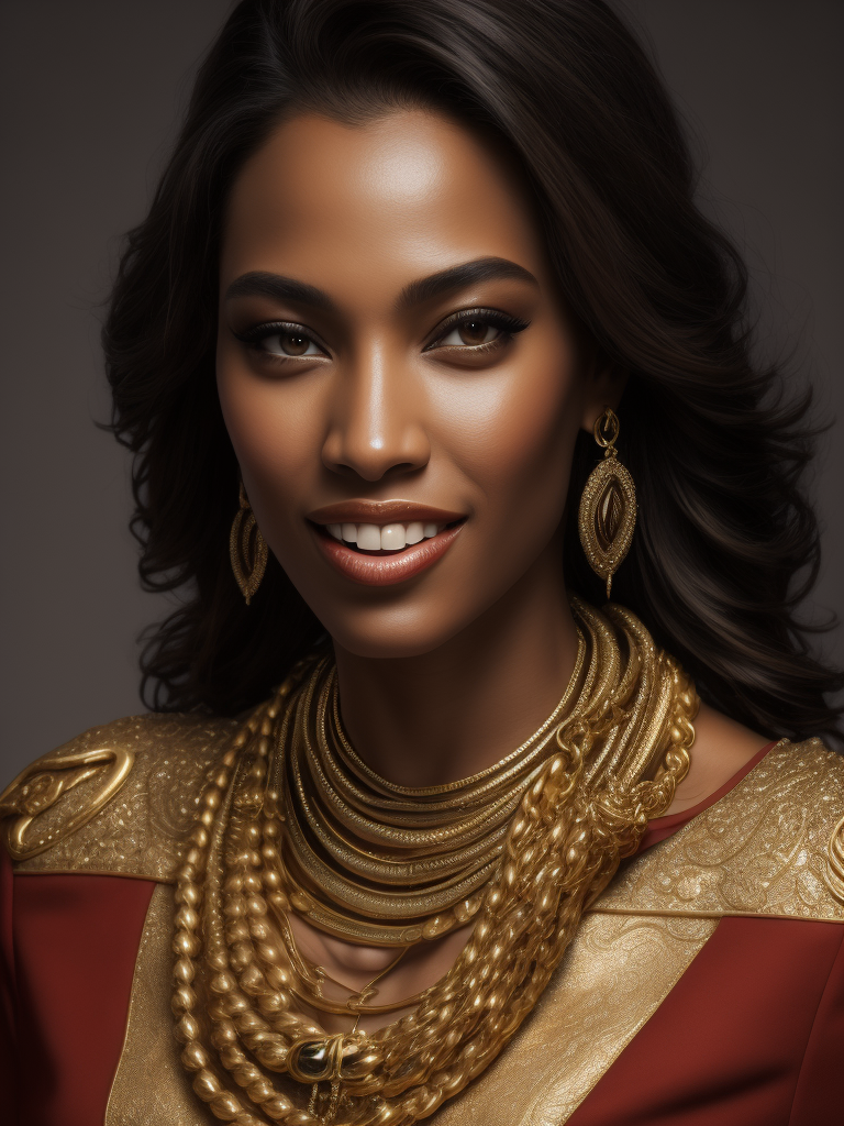 Latina women gold tooth gold chains around her neck Gucci purse