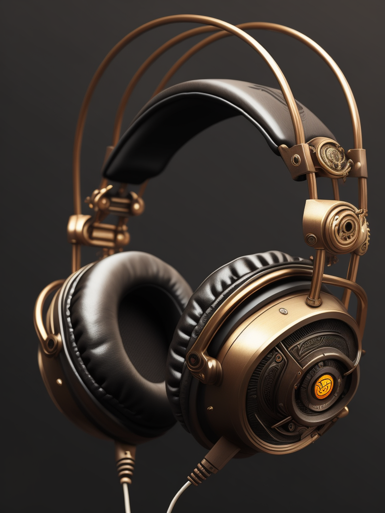 Steampunk headphones