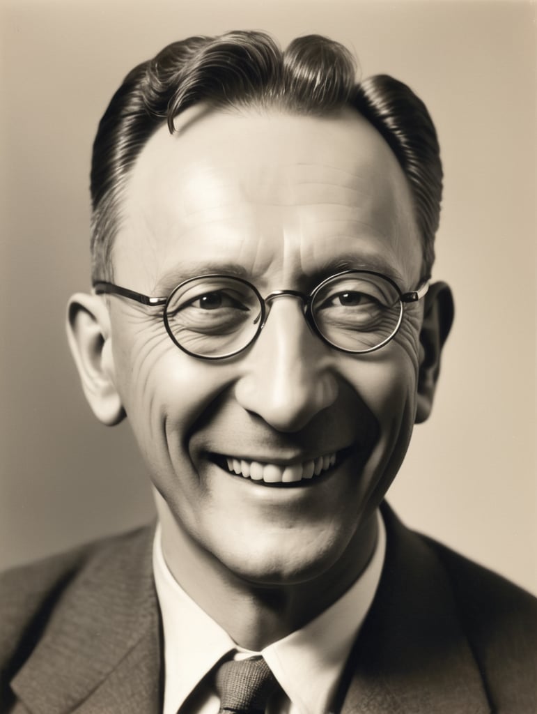 portrait of a smiling kurt lewin