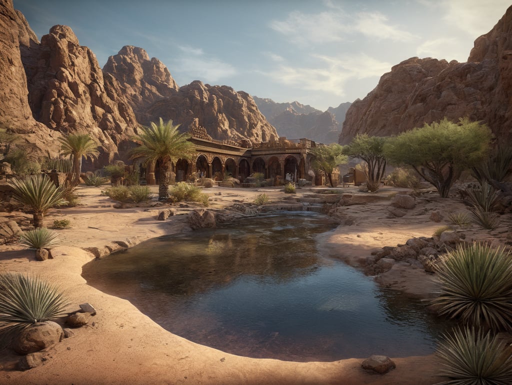 desert oasis