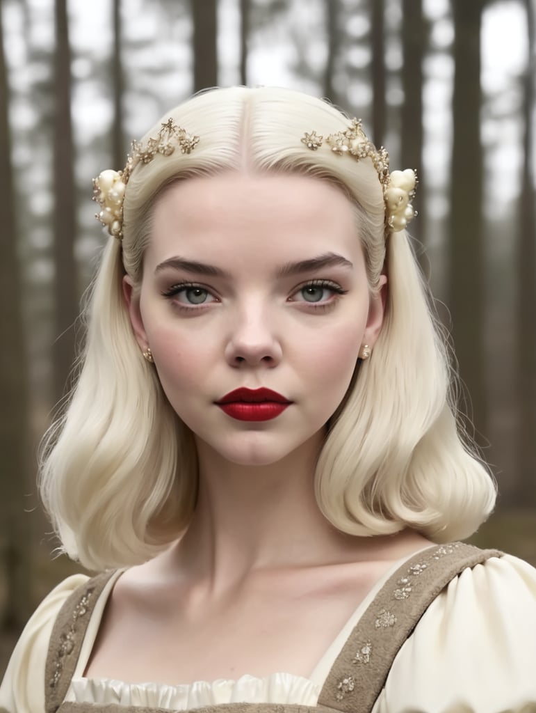 anya taylor-joy as modern snow white