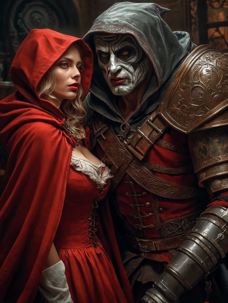 red riding hood seducing Picasso