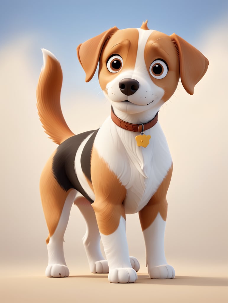 jack-russle beagle mix dog