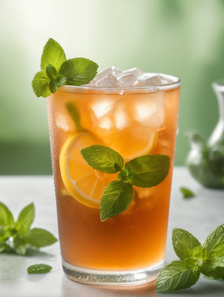 Ice lemon tea