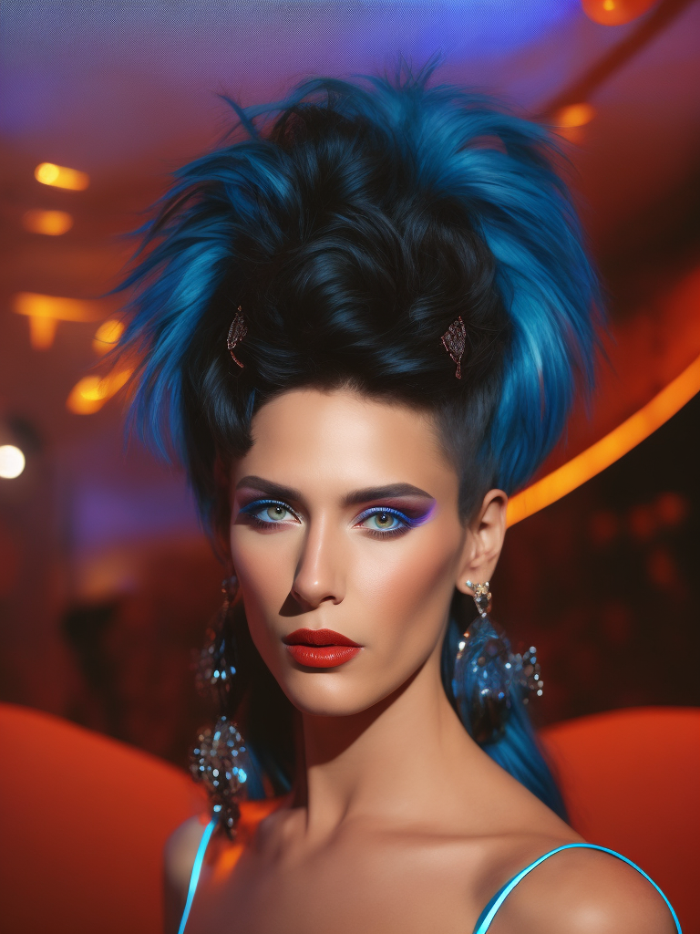 beauty women, style of James Bidgood, Movie Director, Photography, USA