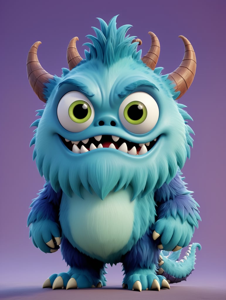 scary cartoon monster