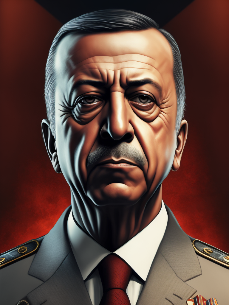 Erdogan Comic Illustration