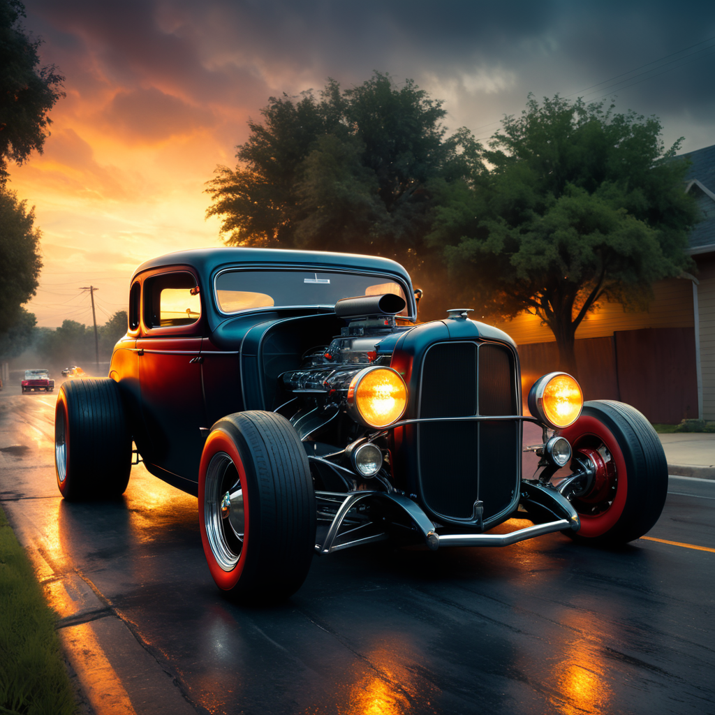 Hot Rod car