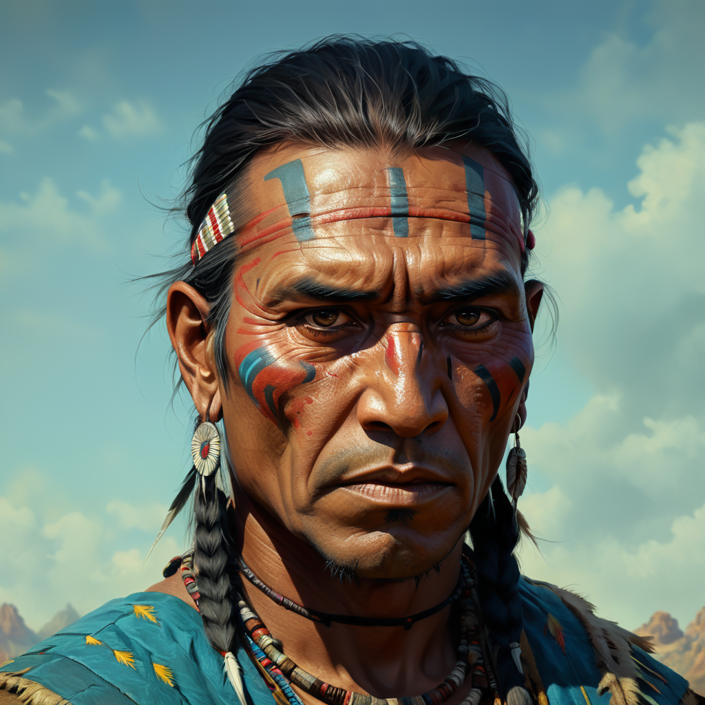 Native Americans Illustration