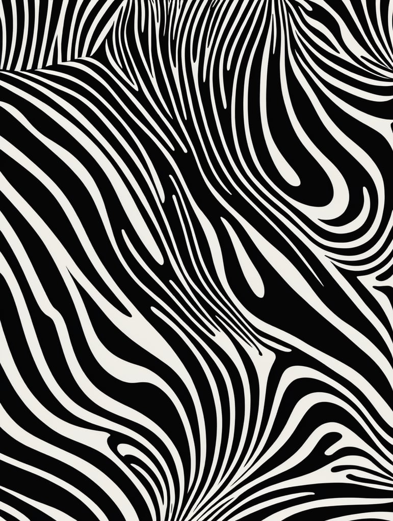 zebra camouflage pattern, vector art, modern