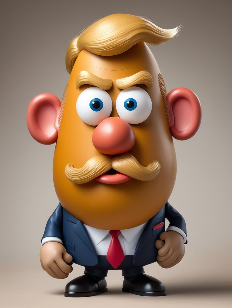 Donald Trump as Mr Potato Head